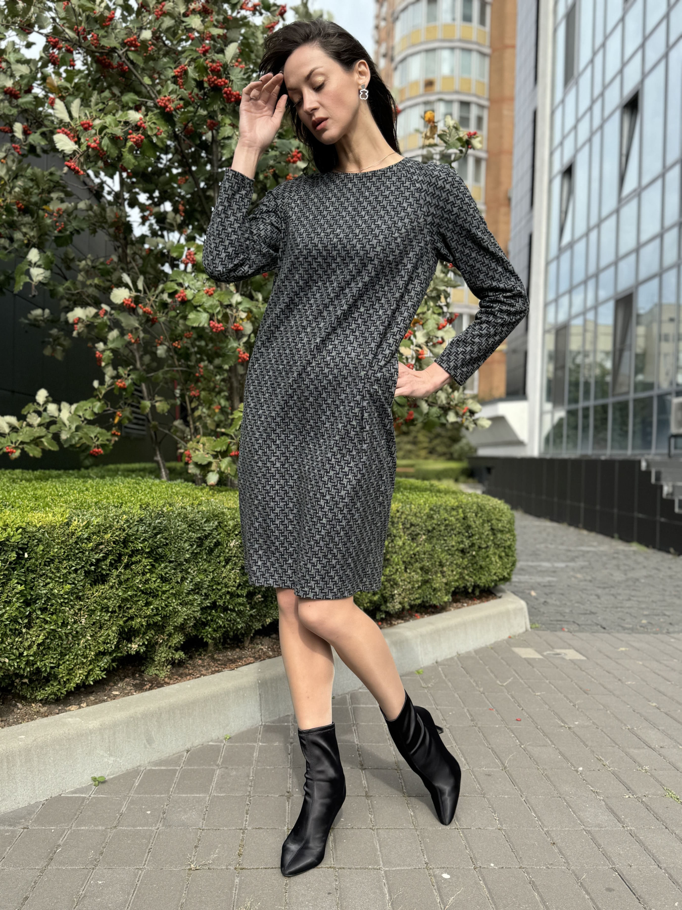 Платье миди CAT ORANGE модель 5803c Фото