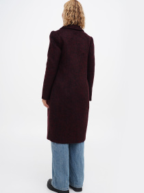 Пальто Sassofono модель A271-SC-1497_бордовый Фото
