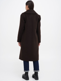 Пальто Sassofono модель A271-SC-1493_коричневый Фото