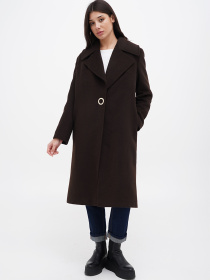 Пальто Sassofono модель A271-SC-1493_коричневый Фото