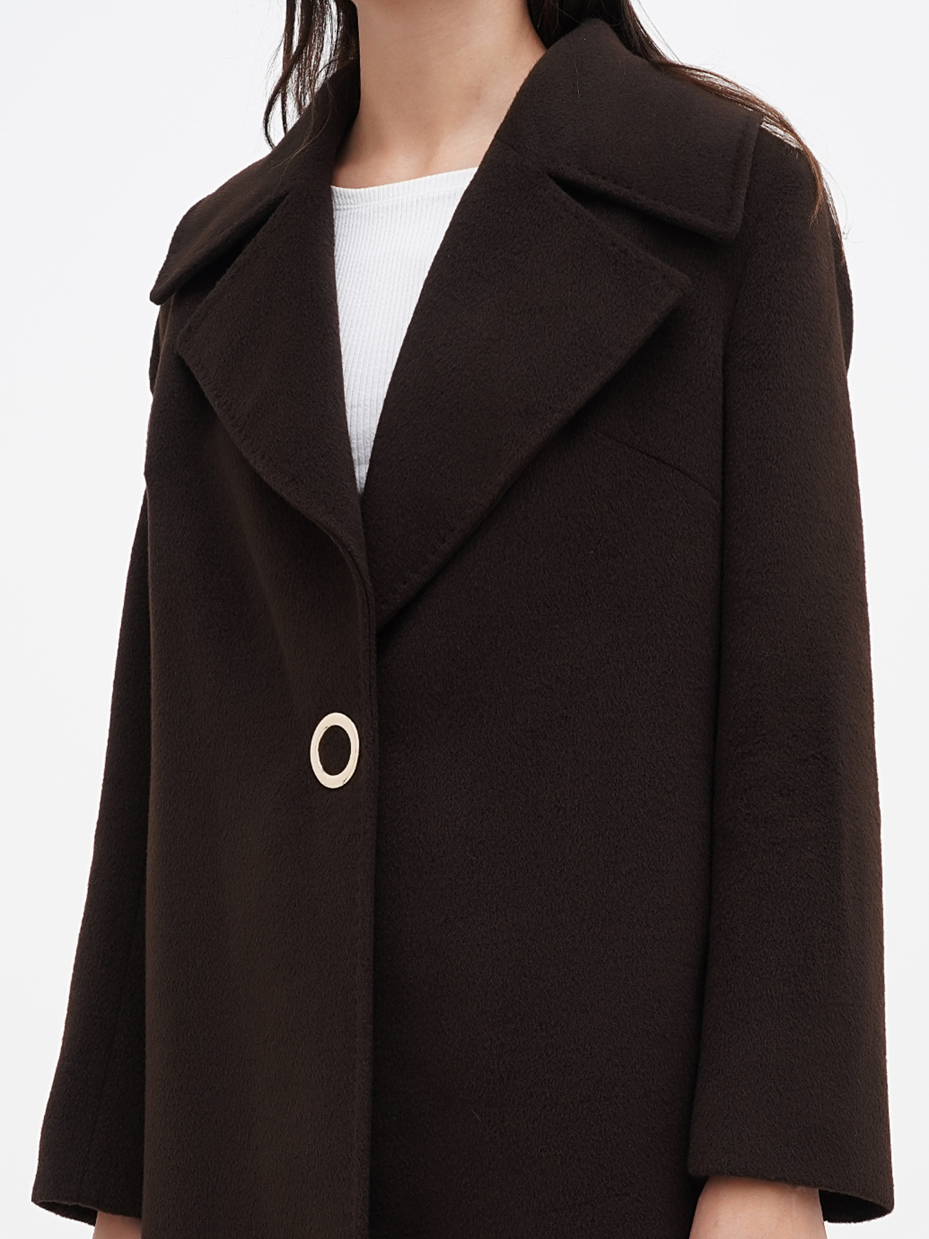 Пальто Sassofono модель A271-SC-1493_коричневый Фото