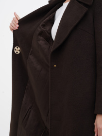 Пальто Sassofono модель A271-SC-1493_коричневый Фото