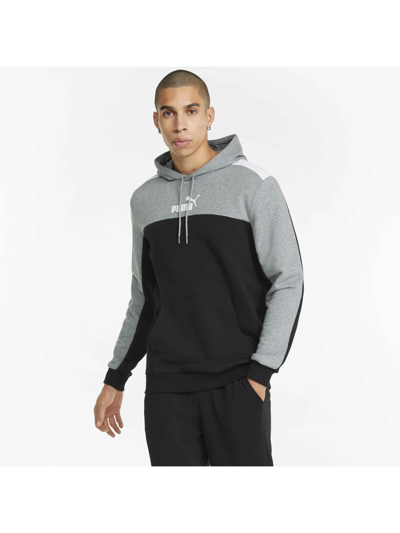 Худи PUMA Ess+ Block Hoodie модель 847428 Фото