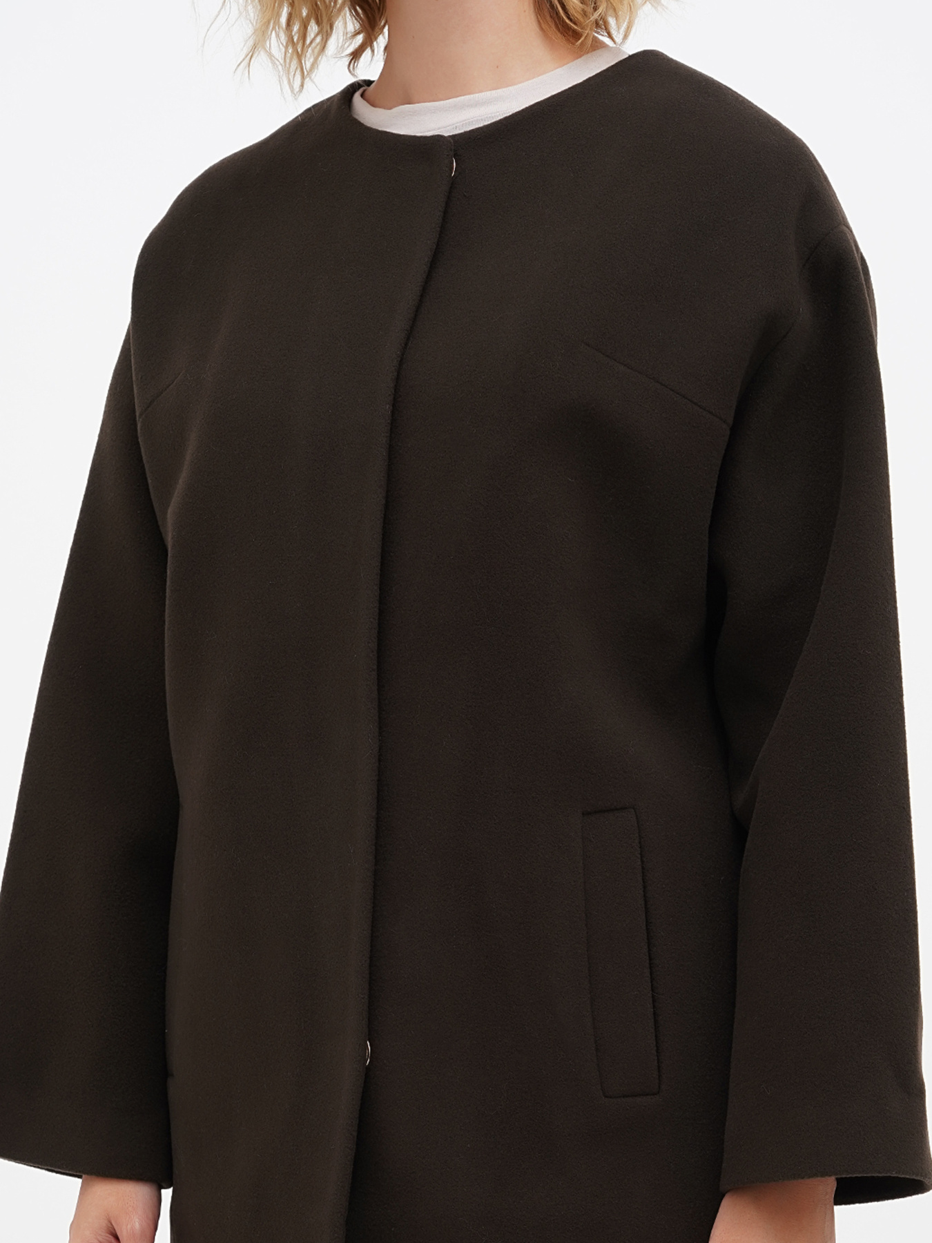 Пальто Sassofono модель A271-SF-1428_хаки Фото