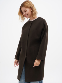 Пальто Sassofono модель A271-SF-1428_хаки Фото