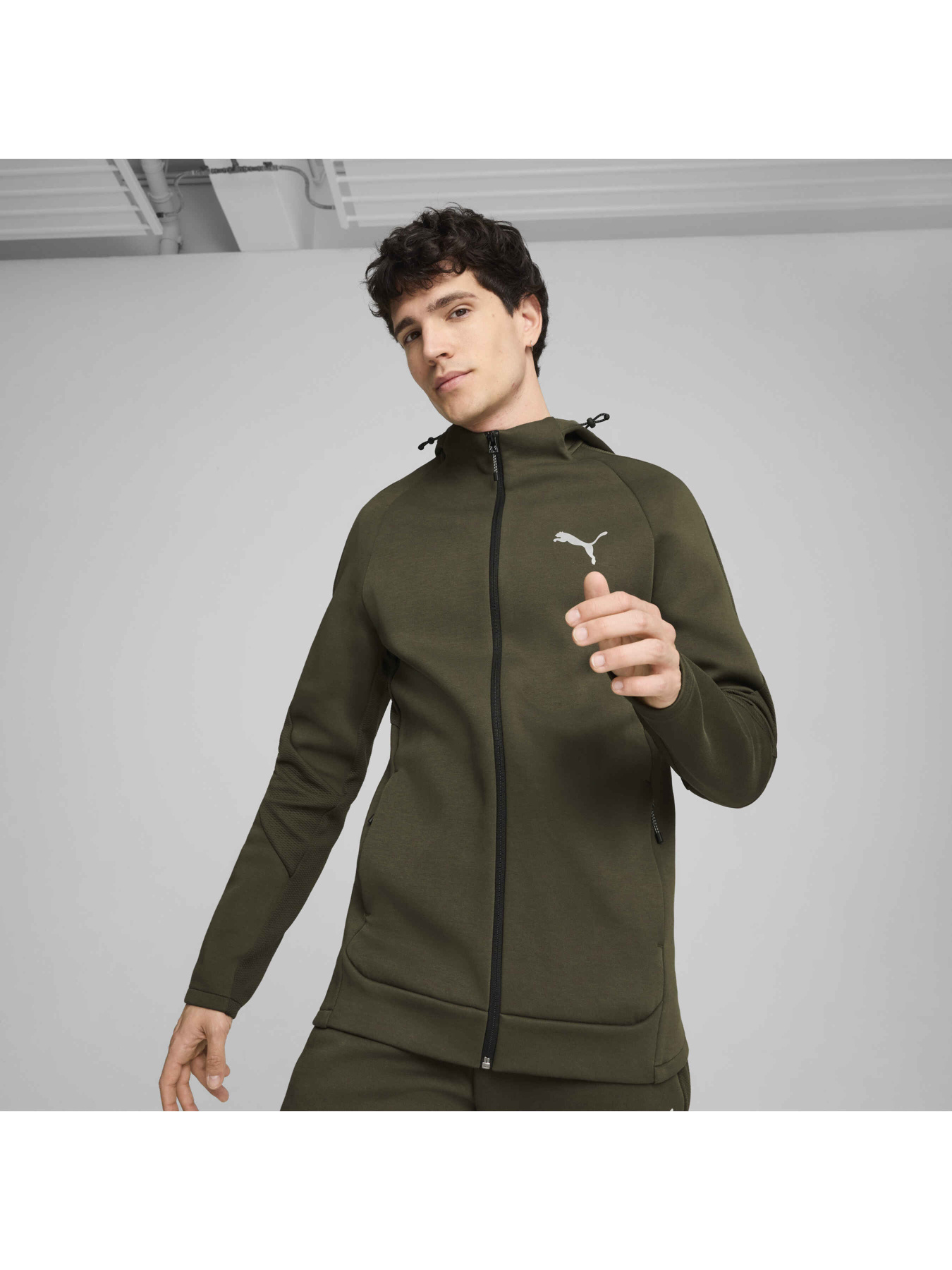 Худи и свитшоты PUMA Evostripe Full-zip Hoodie модель 681700 Худи и свитшоты PUMA Evostripe Full-zip Hoodie модель 681700 Фото