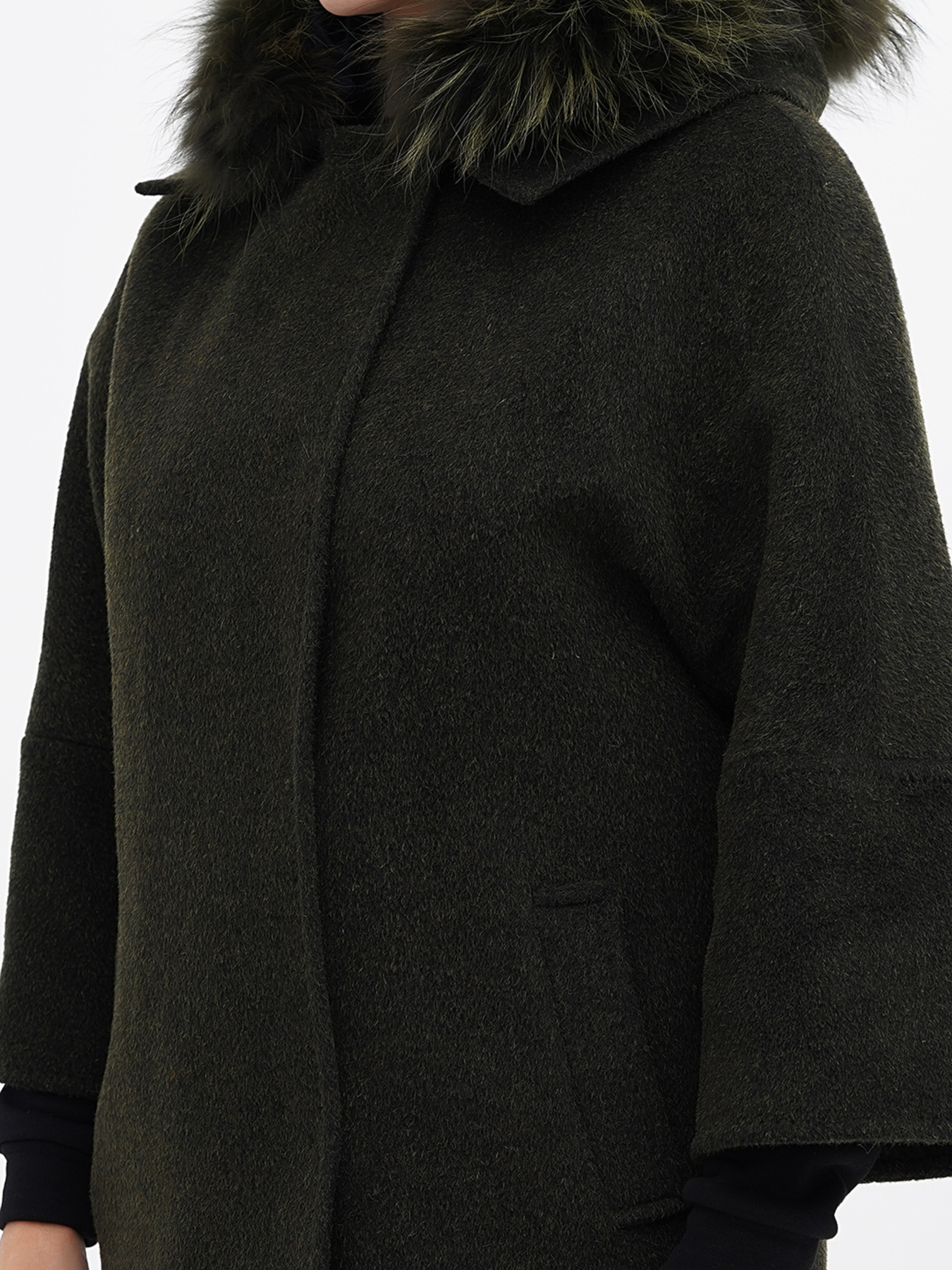 Пальто Sassofono модель A271-SF-1421_хаки Фото