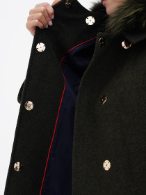 Пальто Sassofono модель A271-SF-1421_хаки Фото