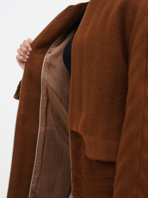 Пальто Sassofono модель A271-SF-1420_коричневый Фото