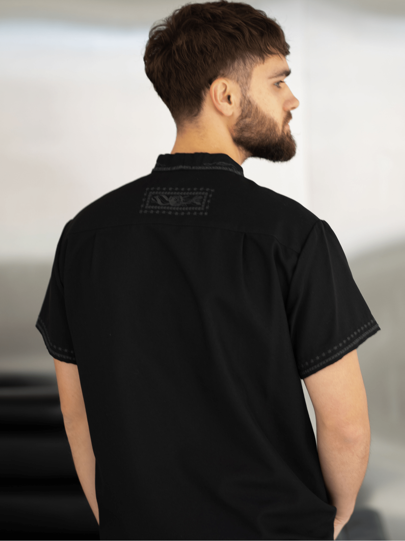 Вишита сорочка Едельвіка модель 34-23-00black Фото