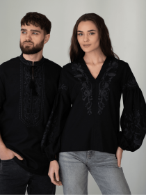 Вишита сорочка Едельвіка модель 34-23-00black Фото