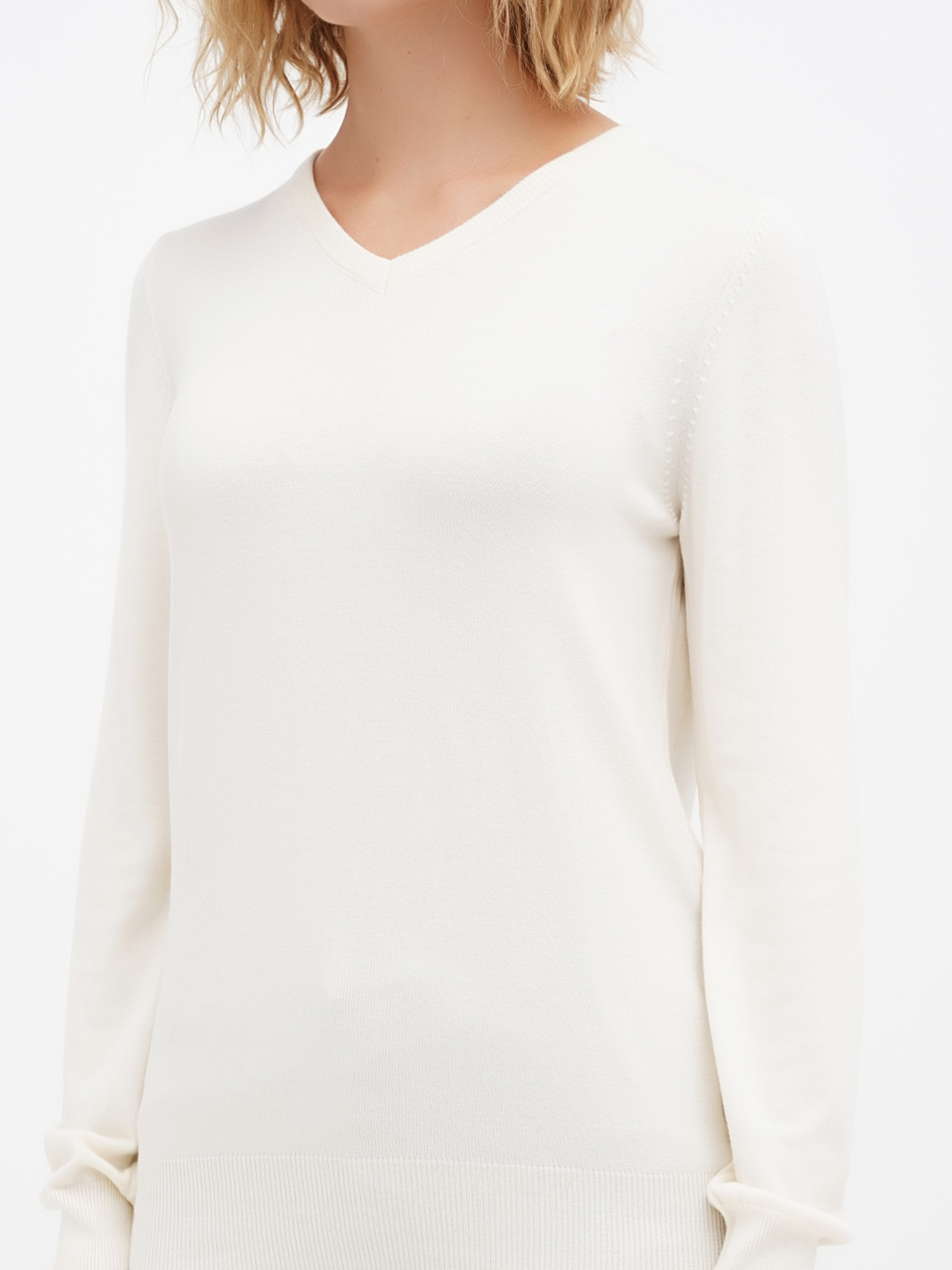 Джемпер Sassofono модель A271-SF-1409_молочный Фото