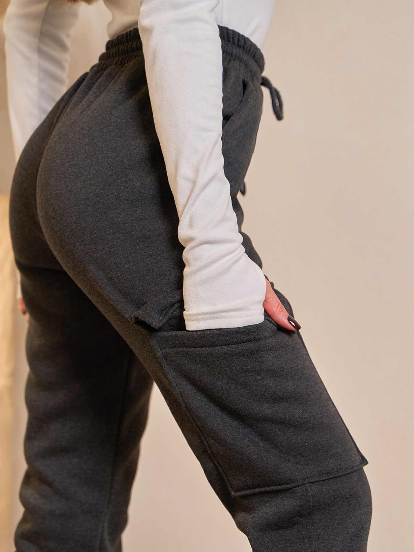 Джоггеры ISSA Plus модель 13565_темно_серый Фото