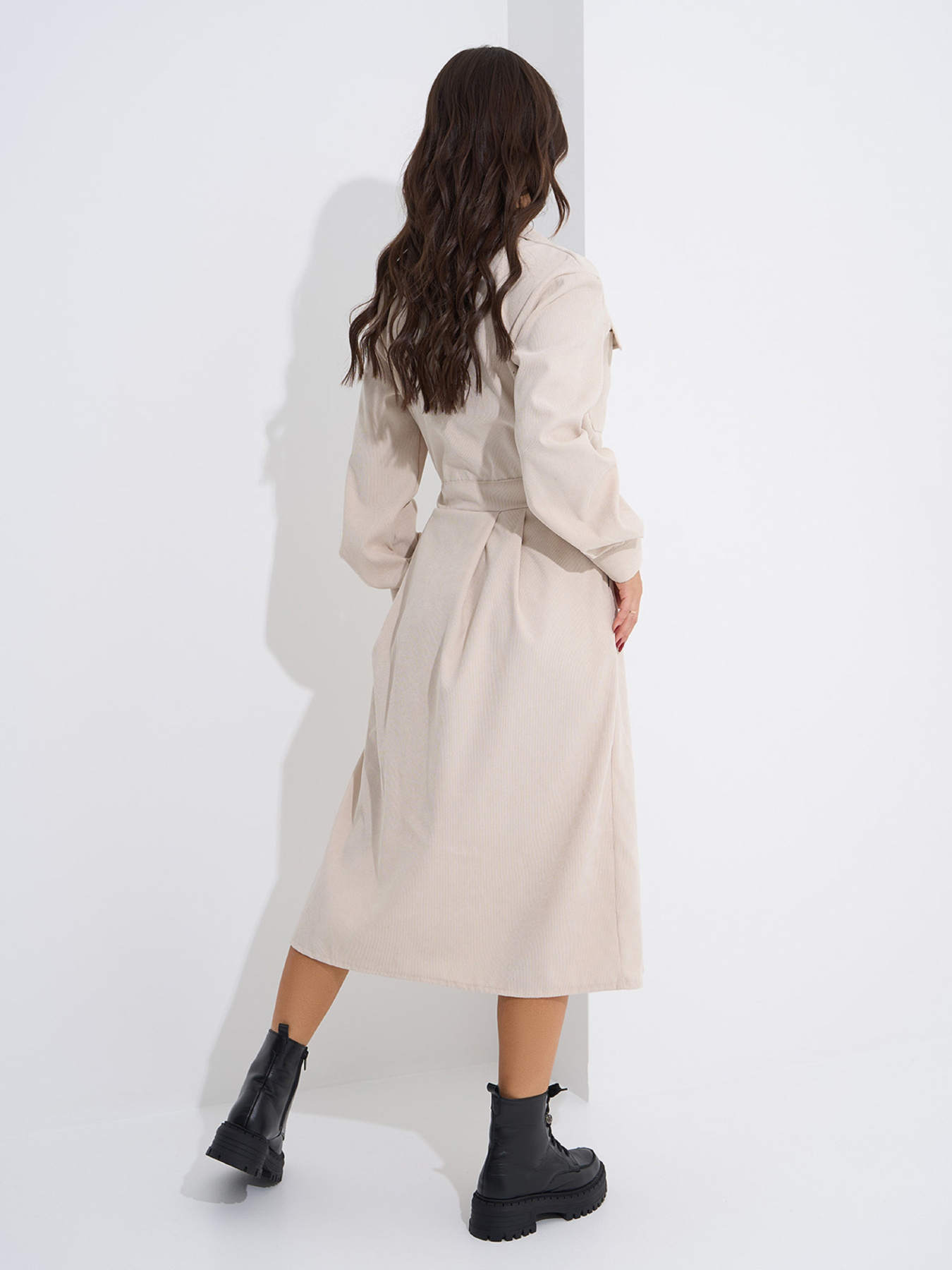 Платье миди ISSA Plus модель SA-561_молочный Фото