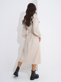 Платье миди ISSA Plus модель SA-561_молочный Фото