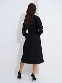 Платье миди ISSA Plus модель SA-561_черный Фото