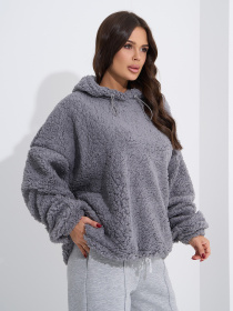 Худі ISSA Plus модель 13580_серый Фото