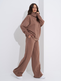 Костюм ISSA Plus модель 14820_коричневый Фото