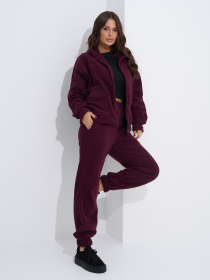 Костюм ISSA Plus модель 14866_темно_бордовый Фото
