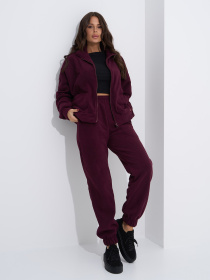 Костюм ISSA Plus модель 14866_темно_бордовый Фото