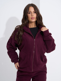 Повседневный костюм ISSA Plus модель 14866_темно_бордовый Фото