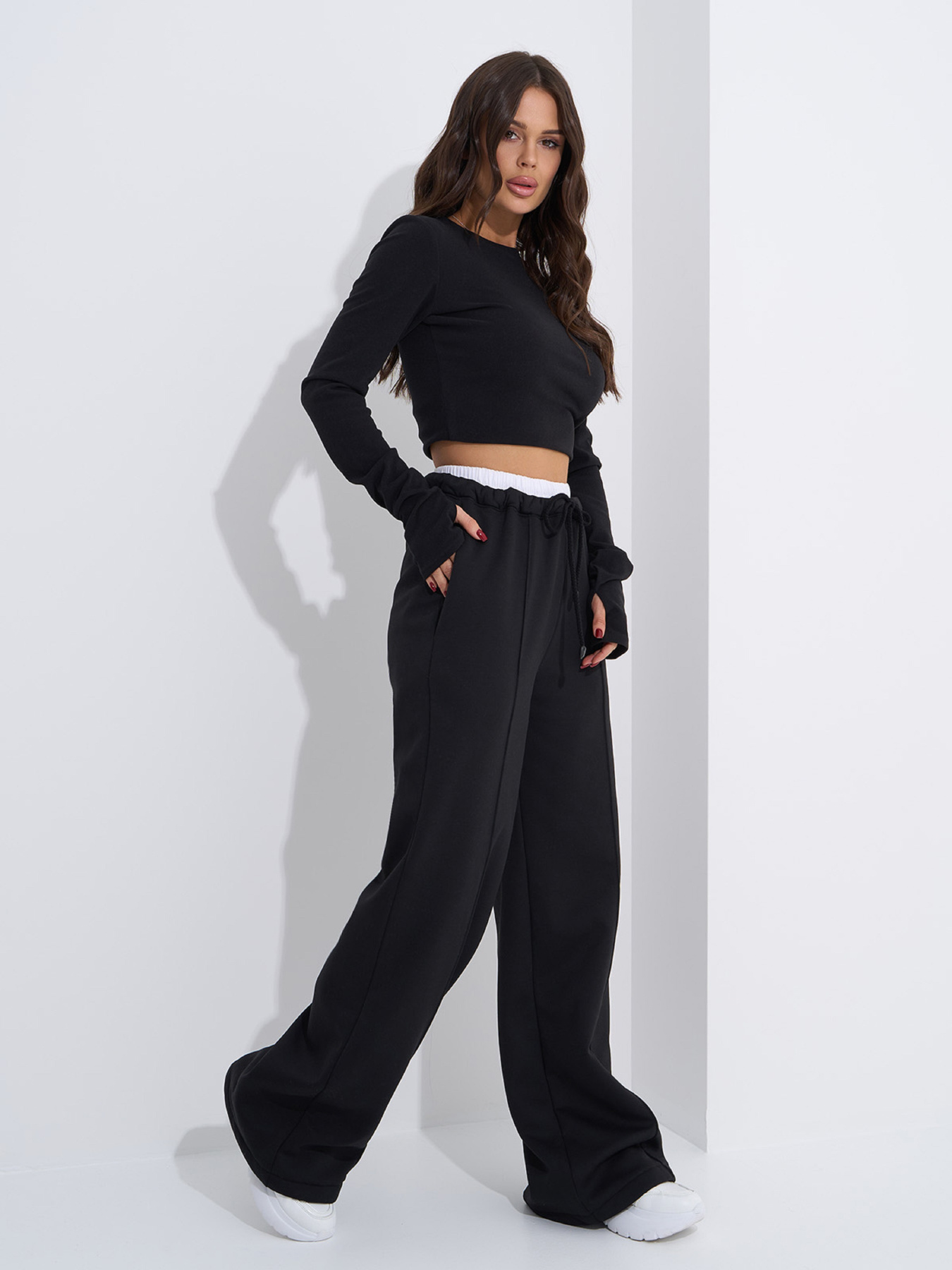 Палаццо ISSA Plus модель 14909_черный Фото