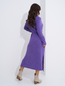 Сукня міді ISSA Plus модель 14938_сиреневый Фото