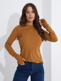 Лонгслів ISSA Plus модель 14941_горчичный Фото