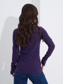 Лонгслив ISSA Plus модель 14941_темно_сиреневый Фото