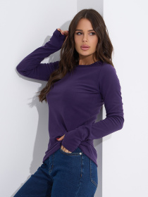 Лонгслів ISSA Plus модель 14941_темно_сиреневый Фото