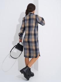 Платье миди ISSA Plus модель 14946_бежевый Фото