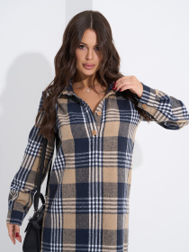 Платье миди ISSA Plus модель 14946_бежевый Платье миди ISSA Plus модель 14946_бежевый Фото