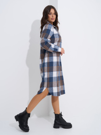 Платье миди ISSA Plus модель 14946_синий Фото