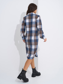 Платье миди ISSA Plus модель 14946_синий Фото