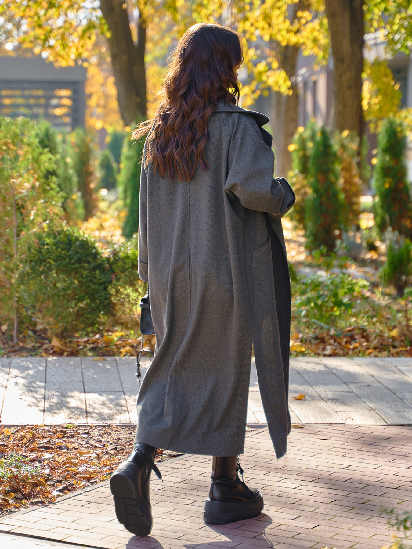 Пальто ISSA Plus модель 14947_серый Фото