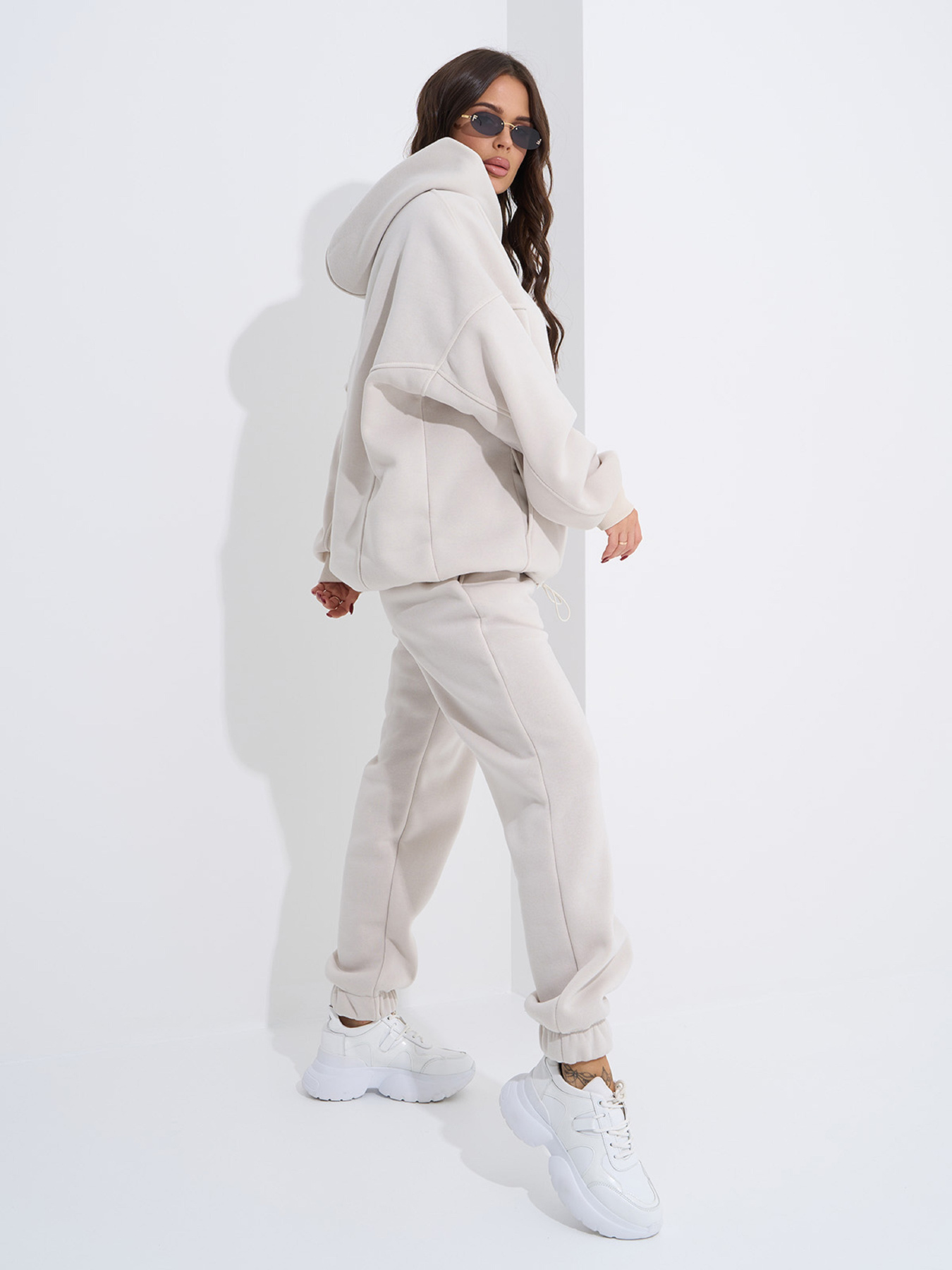 Спортивный костюм ISSA Plus модель 14948_светло_бежевый Фото