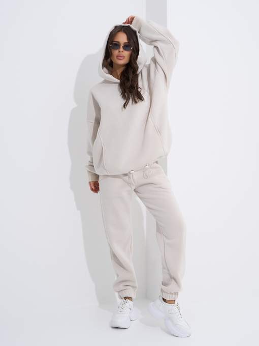 Костюм ISSA Plus модель 14948_светло_бежевый Фото