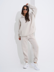 Спортивний костюм ISSA Plus модель 14948_светло_бежевый Фото