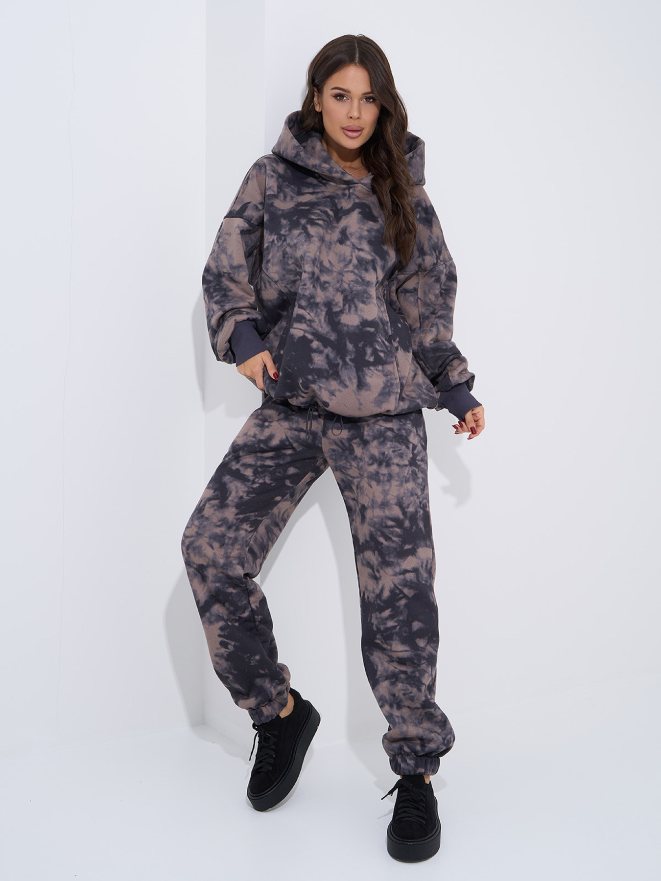 Повсякденний костюм ISSA Plus модель 14949_бежевый Фото