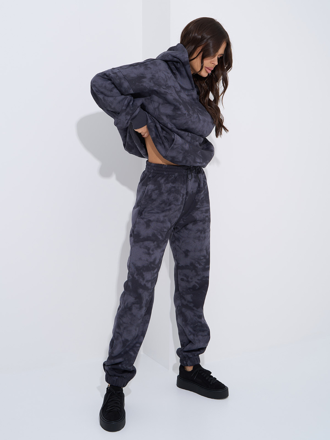 Повсякденний костюм ISSA Plus модель 14949_серый Фото