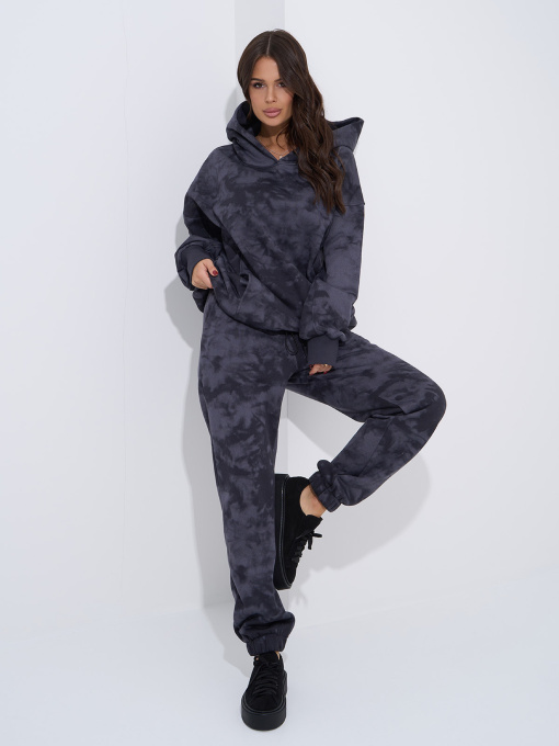 Повседневный костюм ISSA Plus модель 14949_серый Фото