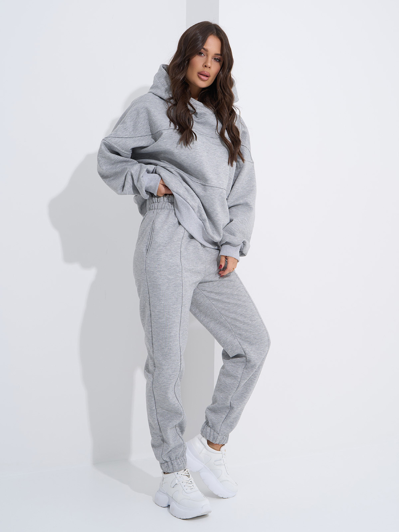 Костюм ISSA Plus модель 14950_светло_серый Фото