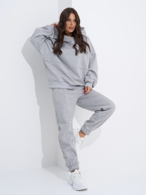Костюм ISSA Plus модель 14950_светло_серый Фото