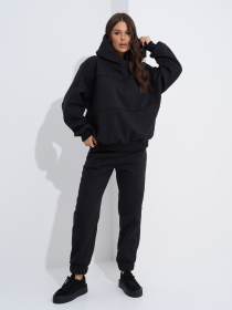 Повседневный костюм ISSA Plus модель 14950_черный Фото