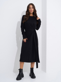 Платье миди ISSA Plus модель 14951_черный Фото