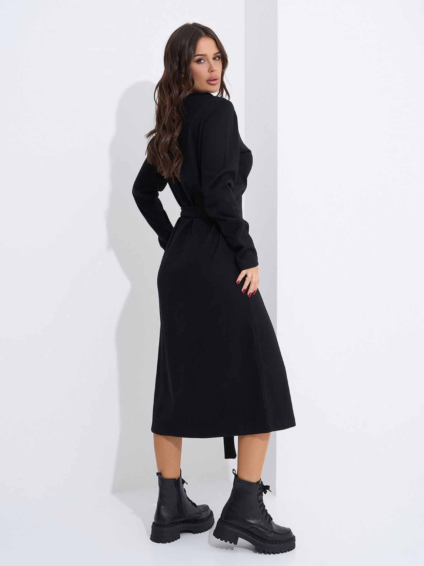 Сукня міді ISSA Plus модель 14951_черный Фото