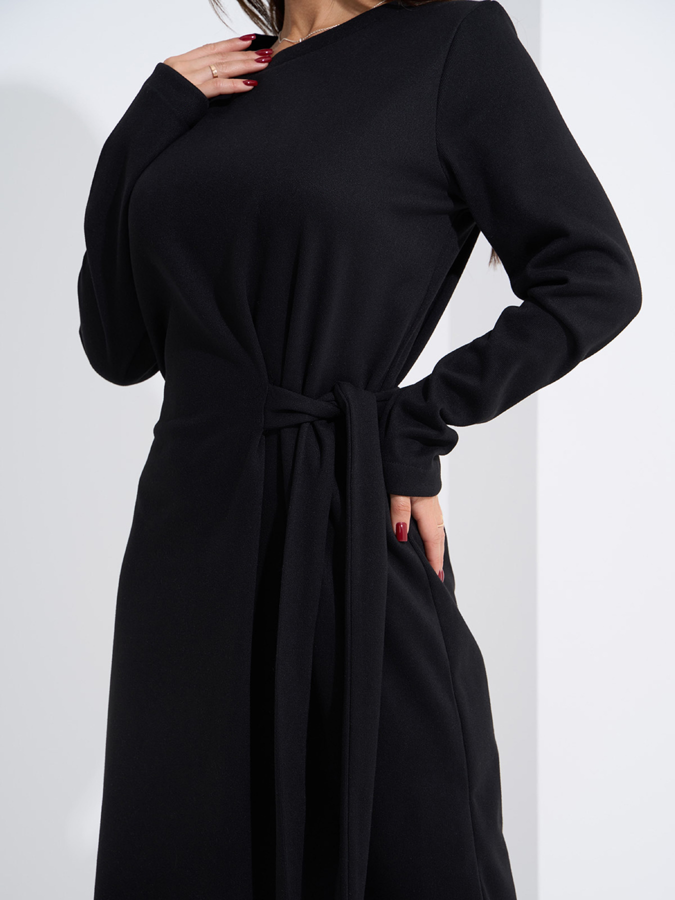 Сукня міді ISSA Plus модель 14951_черный Фото