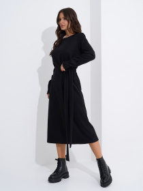 Сукня міді ISSA Plus модель 14951_черный Фото