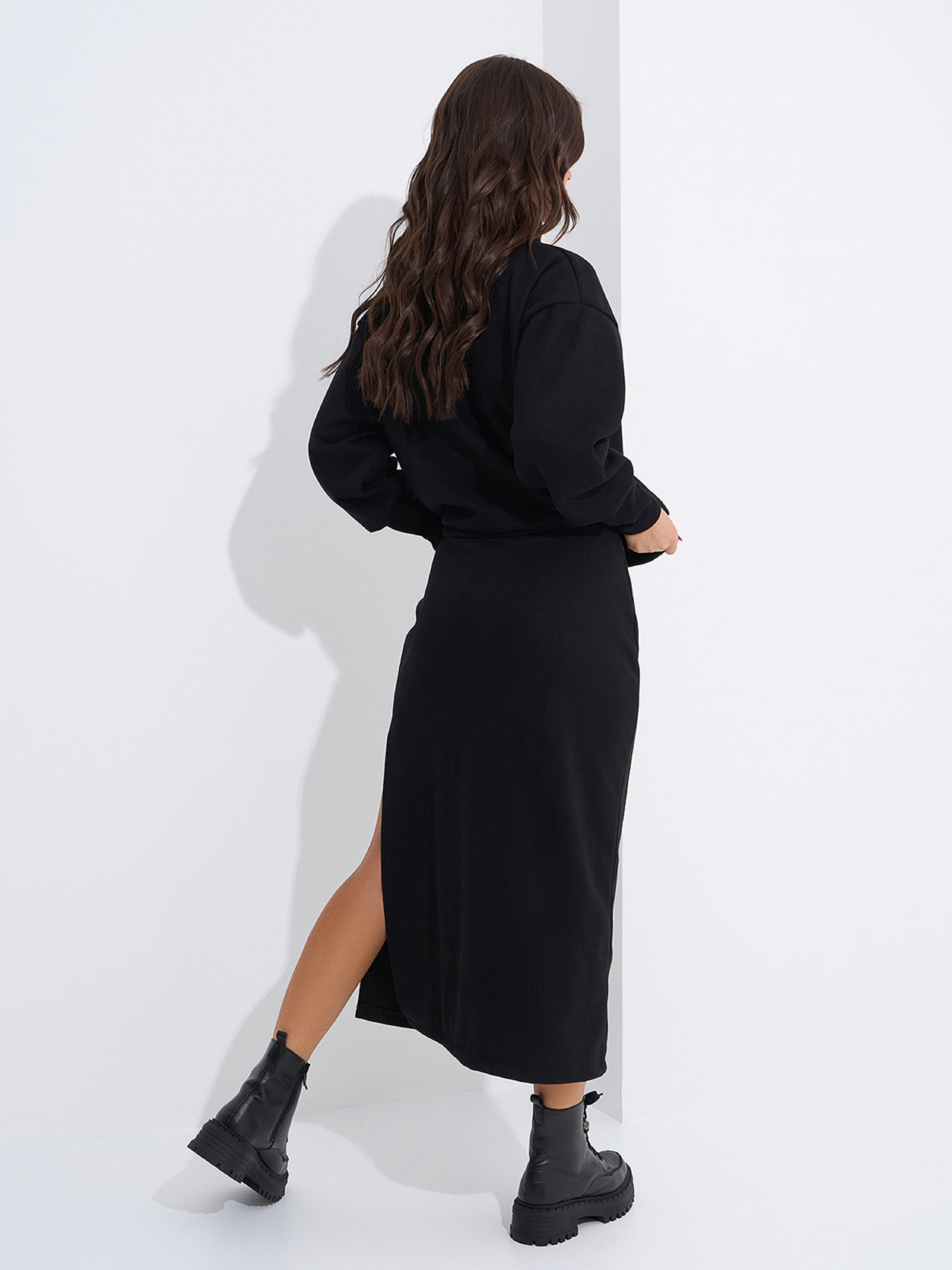 Костюм ISSA Plus модель 14953_черный Фото