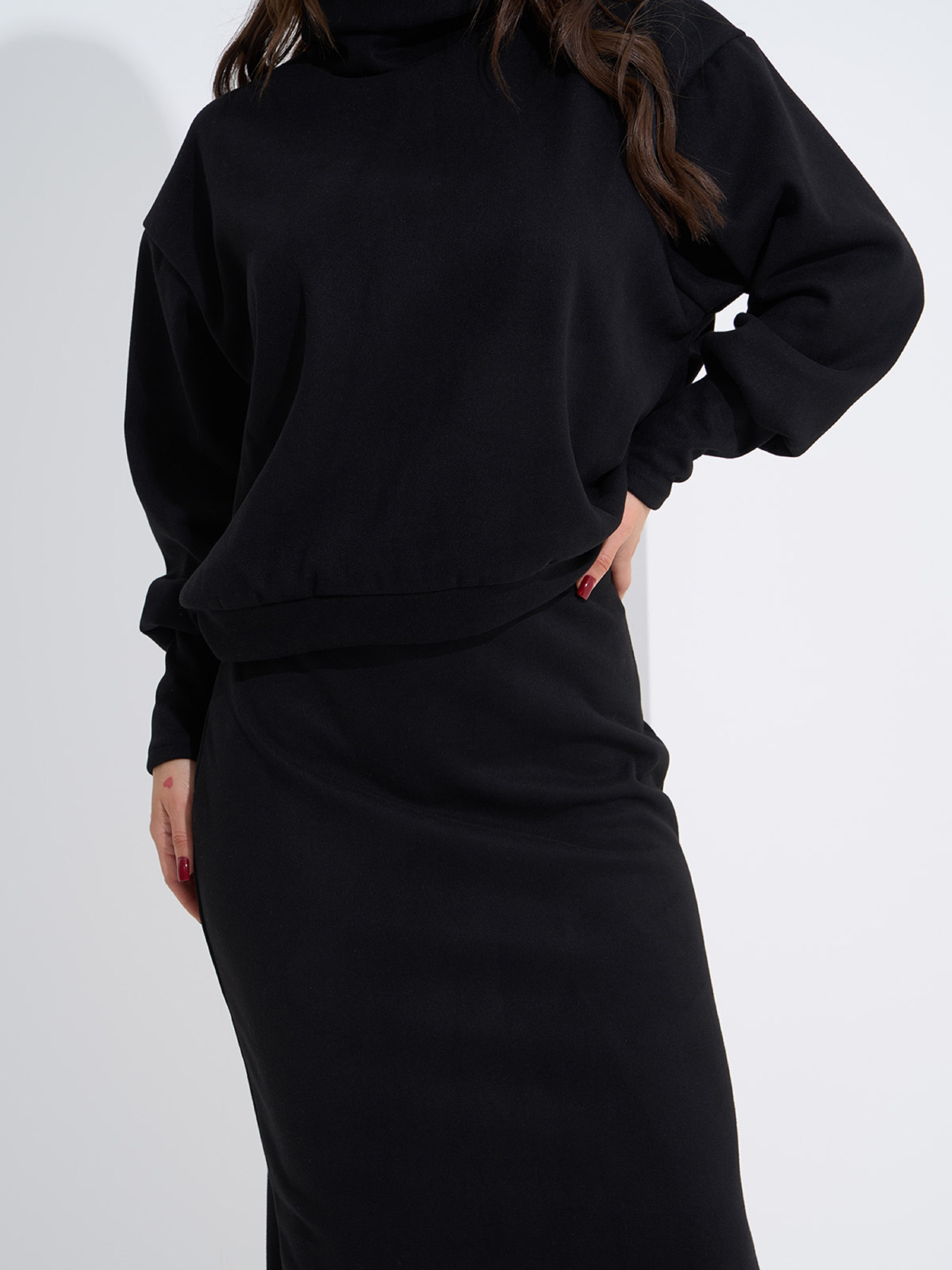 Костюм ISSA Plus модель 14953_черный Фото